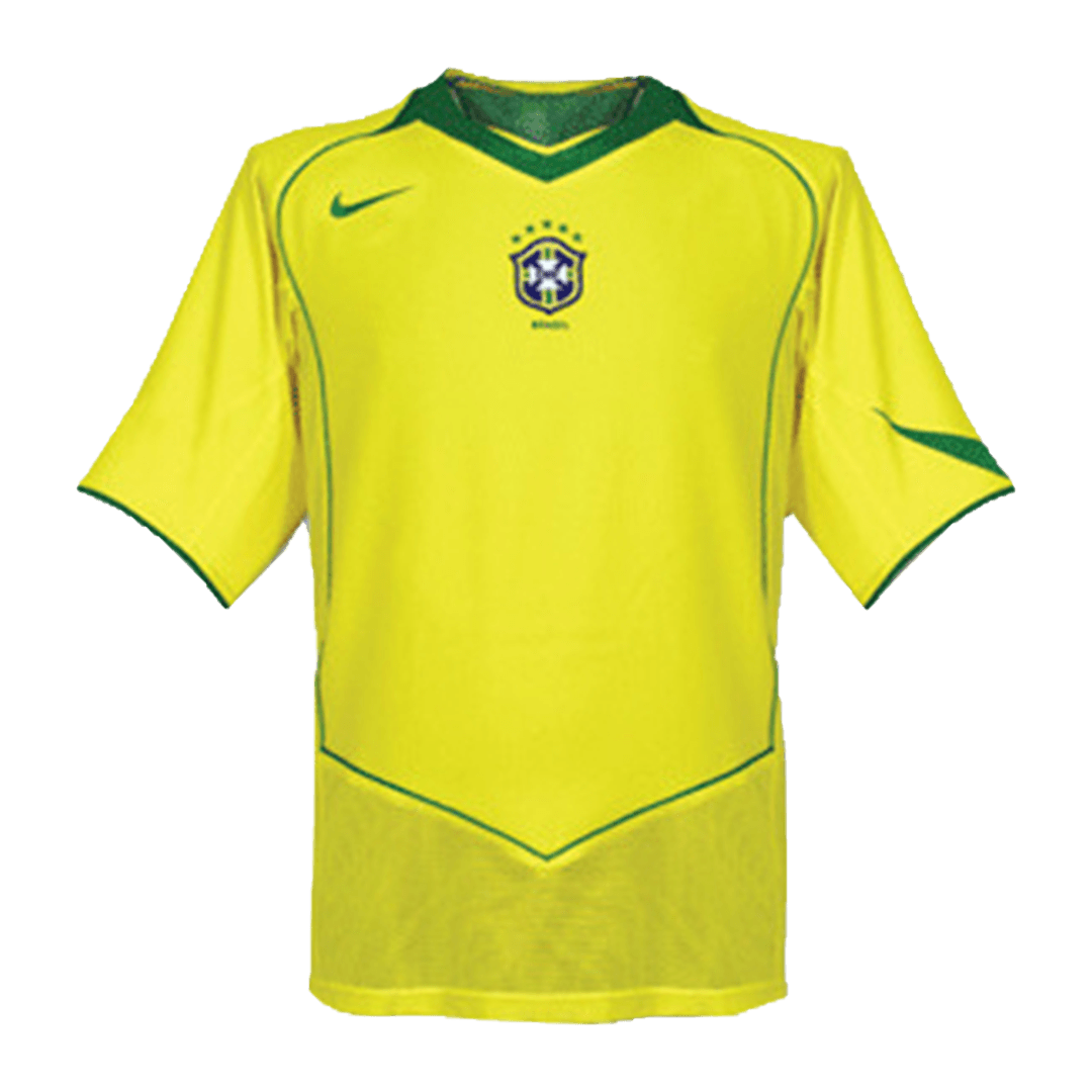 Retro Brazilië Thuis Shirt 2004