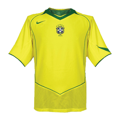 Retro Brazilië Thuis Shirt 2004