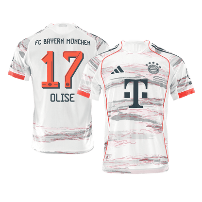 OLISE #17 München Uitshirt 2025/26 Wit Speler