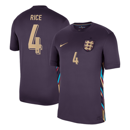 Maillot de Foot RICE #4 Angleterre Extérieur Maillot 2024 - Super