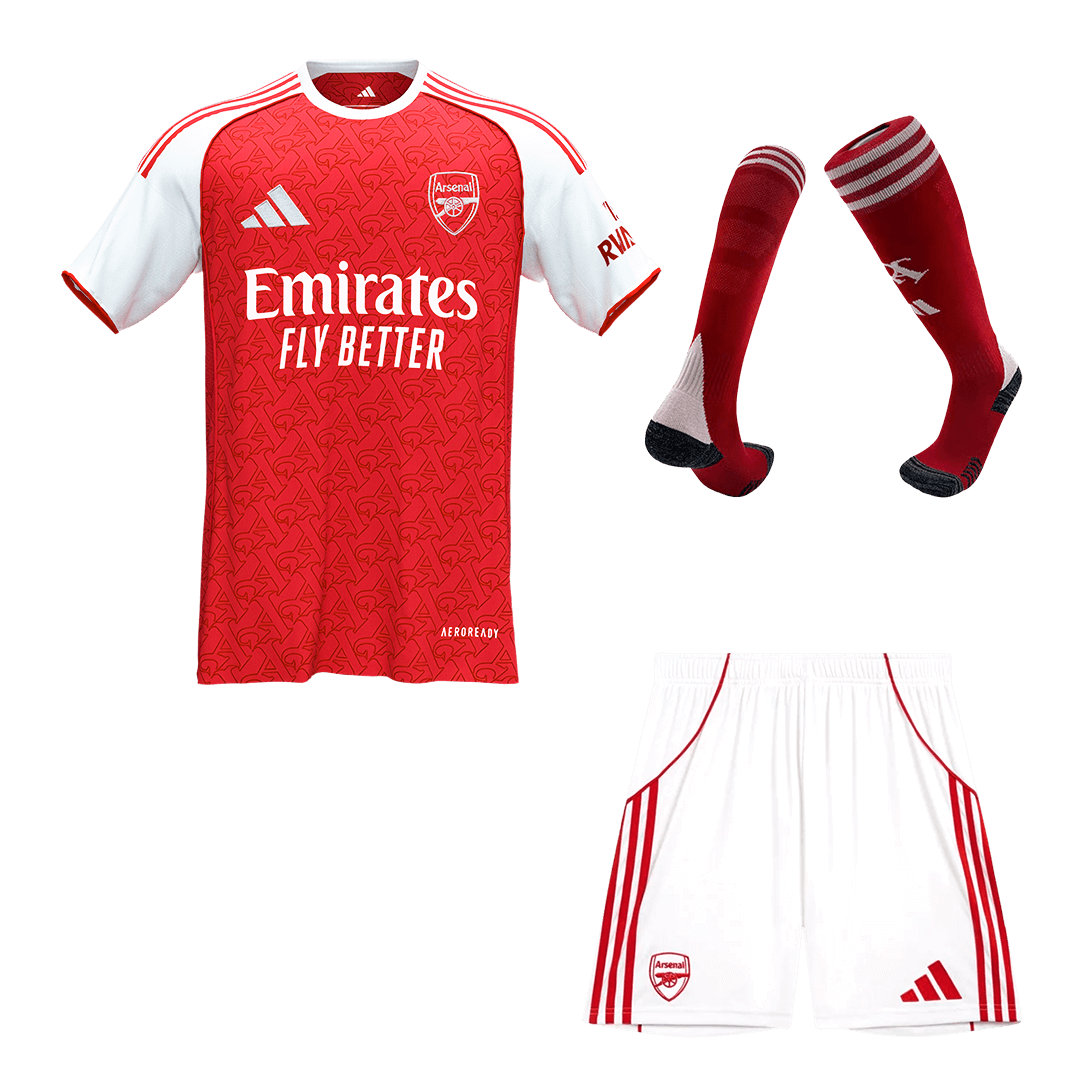Arsenal Thuisshirt Kit 2025/26 Rood - Super