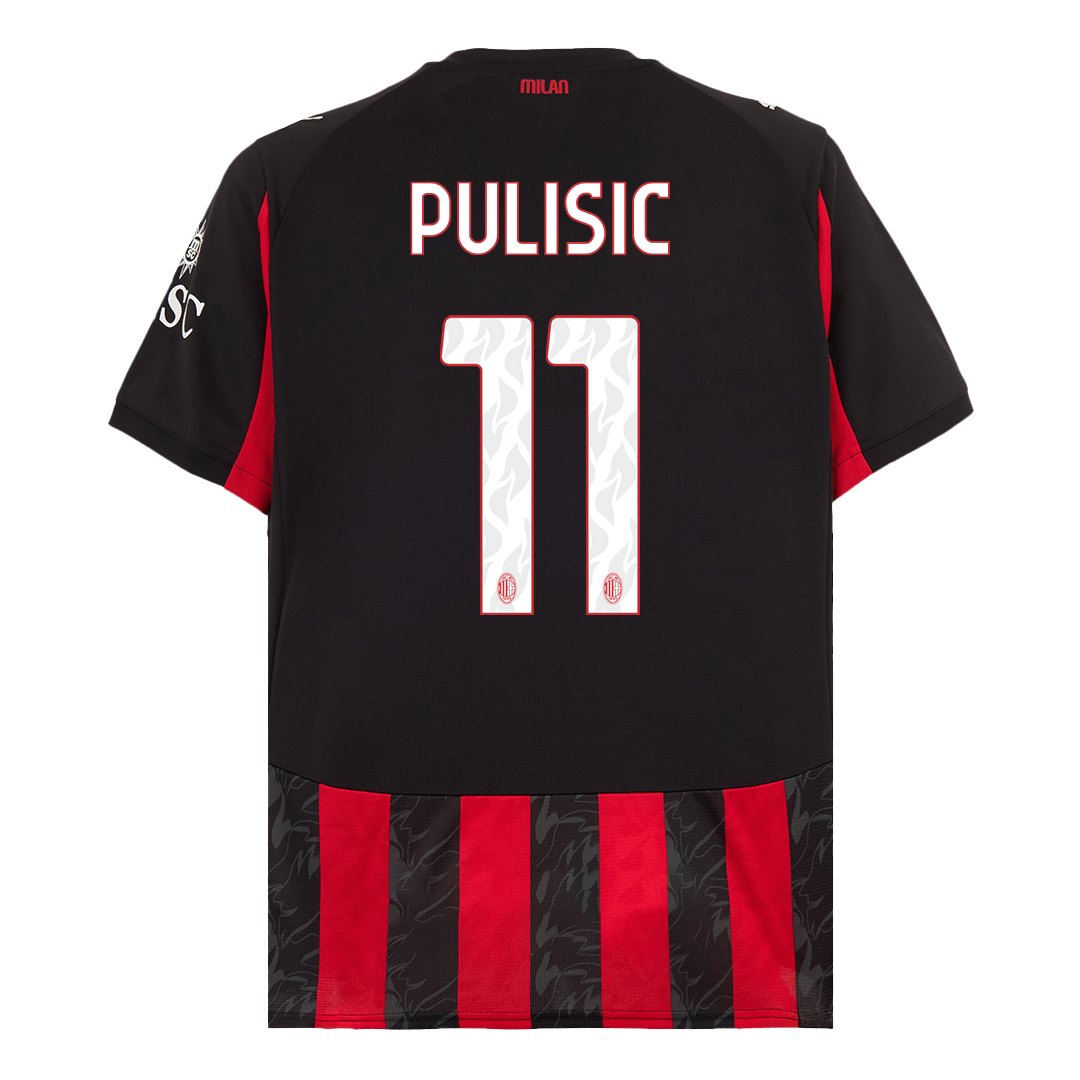 PULISIC #11 AC Milan Thuisshirt 2025/26 Grote Maten