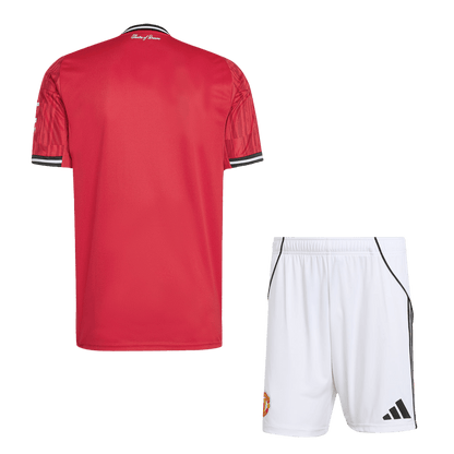 Manchester United Thuisshirt Tenue 2025/26 Rood