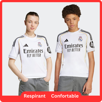 Real Madrid Thuistenue Kit 2025/26 Junior