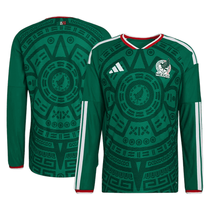 Mexico Thuis Shirt Lange Mouwen - WK 2026 Groen
