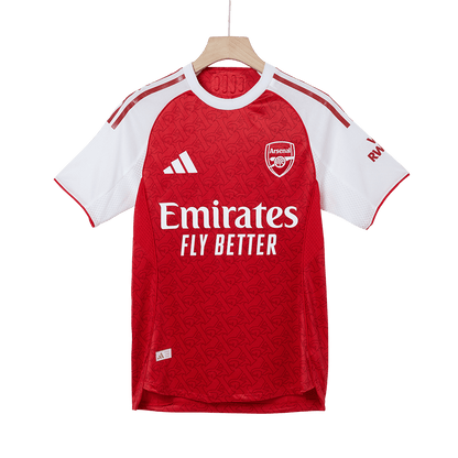 SALIBA #2 Arsenal Thuisshirt 2025/26 Rood Authentiek