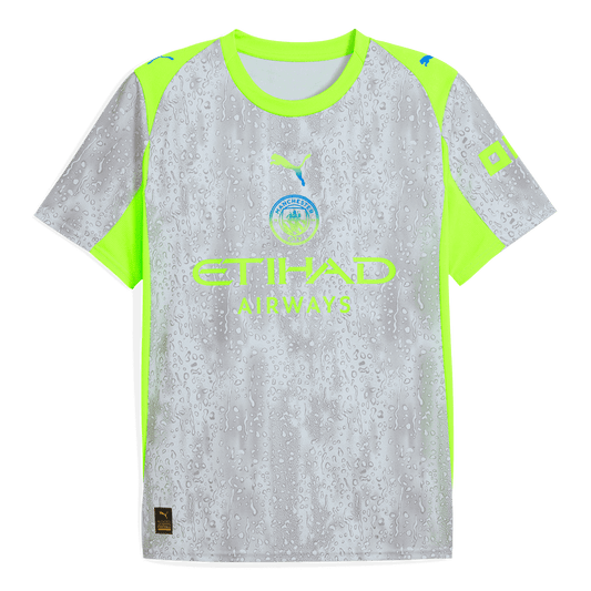 Manchester City Derde Thuisshirt 2025/26 Grijs
