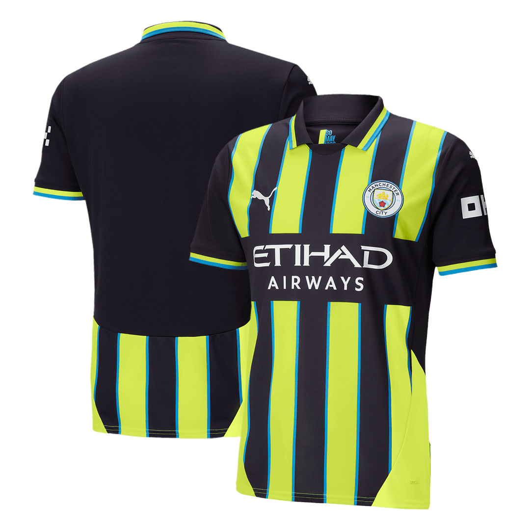 Manchester City Uitshirt 2024/25 Grote Maat