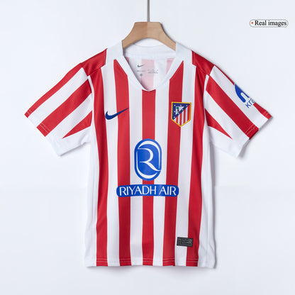 Atlético Thuisshirt Tenue 2025/26 Kinderen Rood&Wit