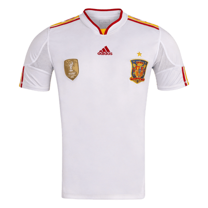 Retro Spanje Uit Thuisshirt 2010/12 Wit