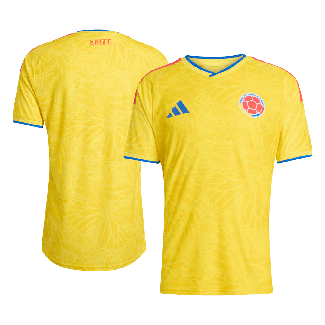 Colombia Thuis Thuisshirt Wereldbeker 2026 Geel Speler Grote Maat