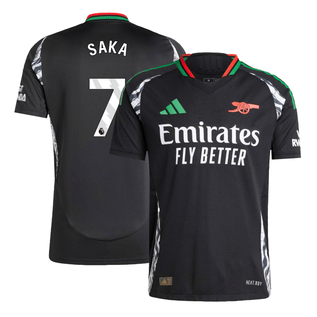 SAKA #7 Arsenal Uitshirt 2024/25 Authentiek