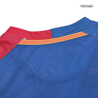 Retro Barcelona Thuisshirt Lange Mouwen 2008/09 - UCL Finale