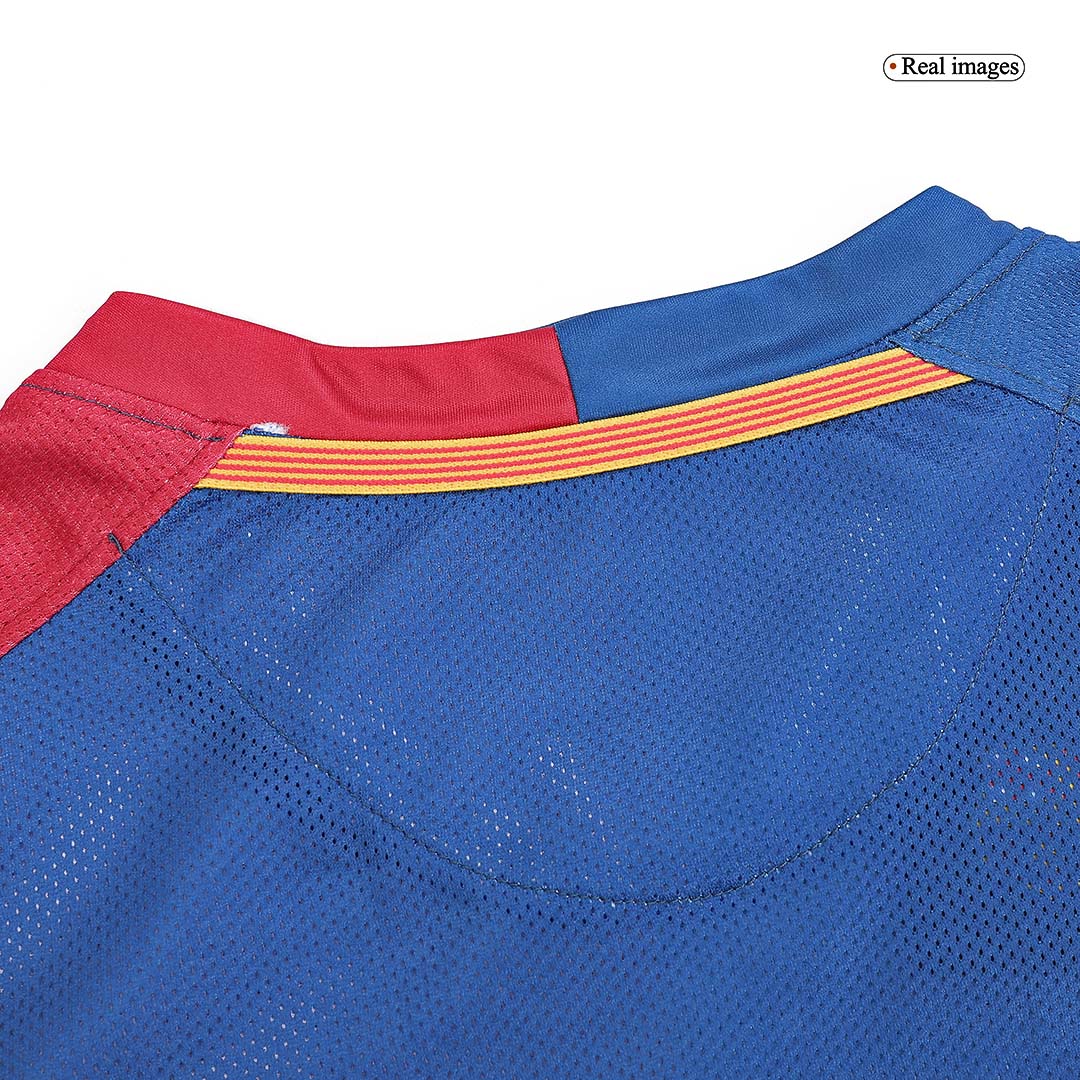 Retro MESSI #30 Barcelona Thuis Shirt Lange Mouwen 2008/09 - UCL Finale