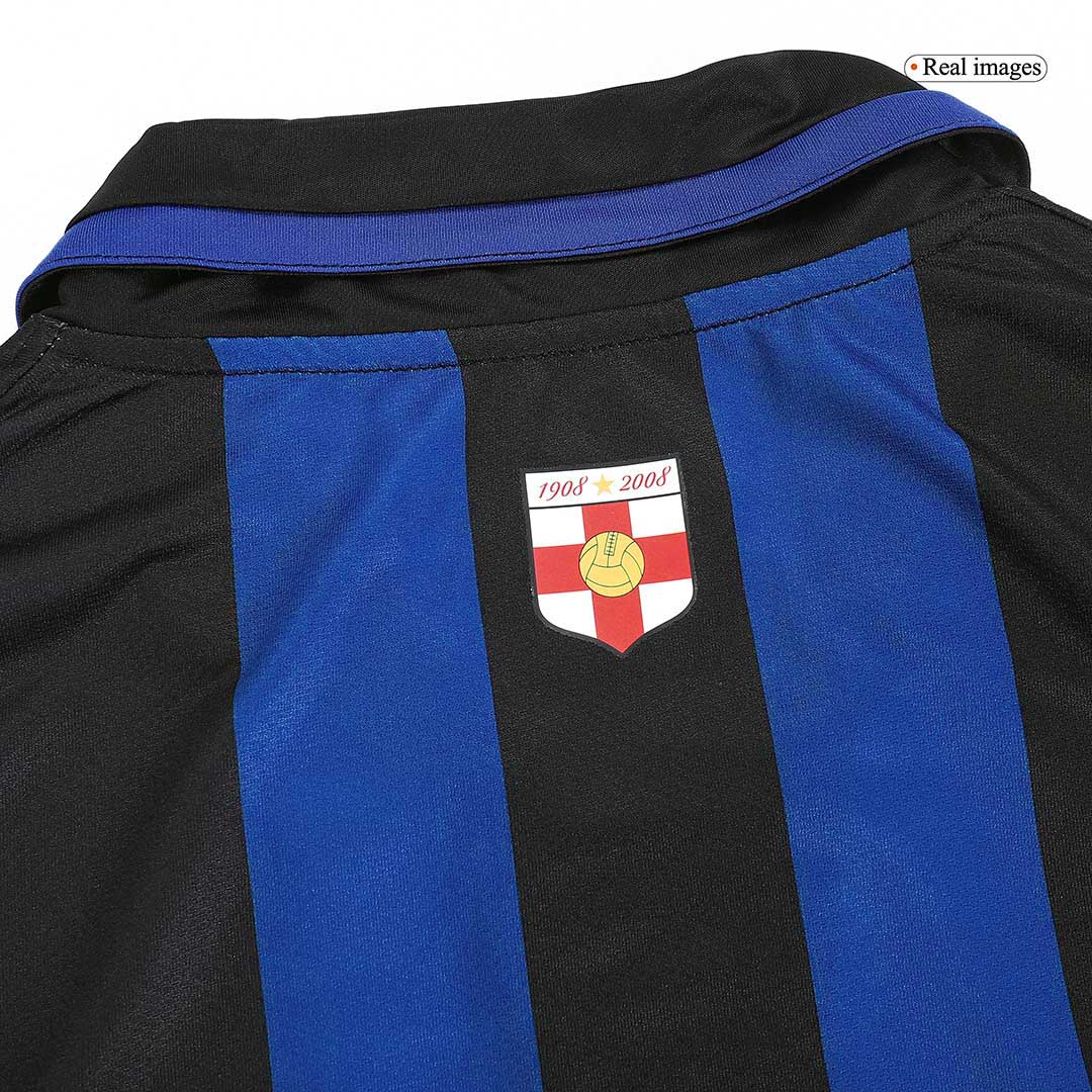 Retro Inter Milan Thuisshirt 2007/08 - 100-jarig jubileum