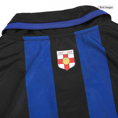 Retro Inter Milan Thuisshirt 2007/08 - 100-jarig jubileum