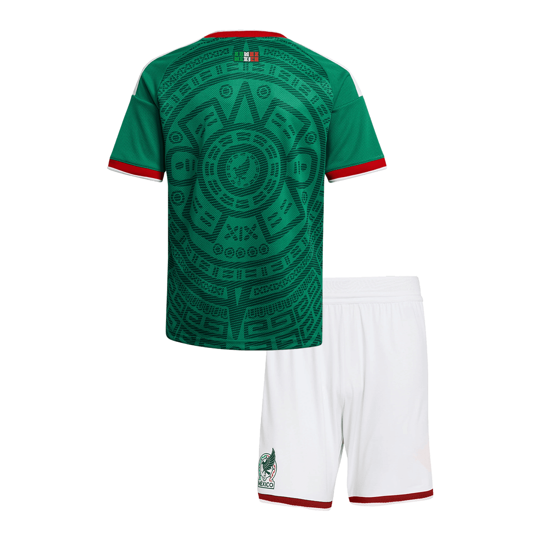 Mexico Thuisshirt Tenue 2025/26 Kinderen Groen