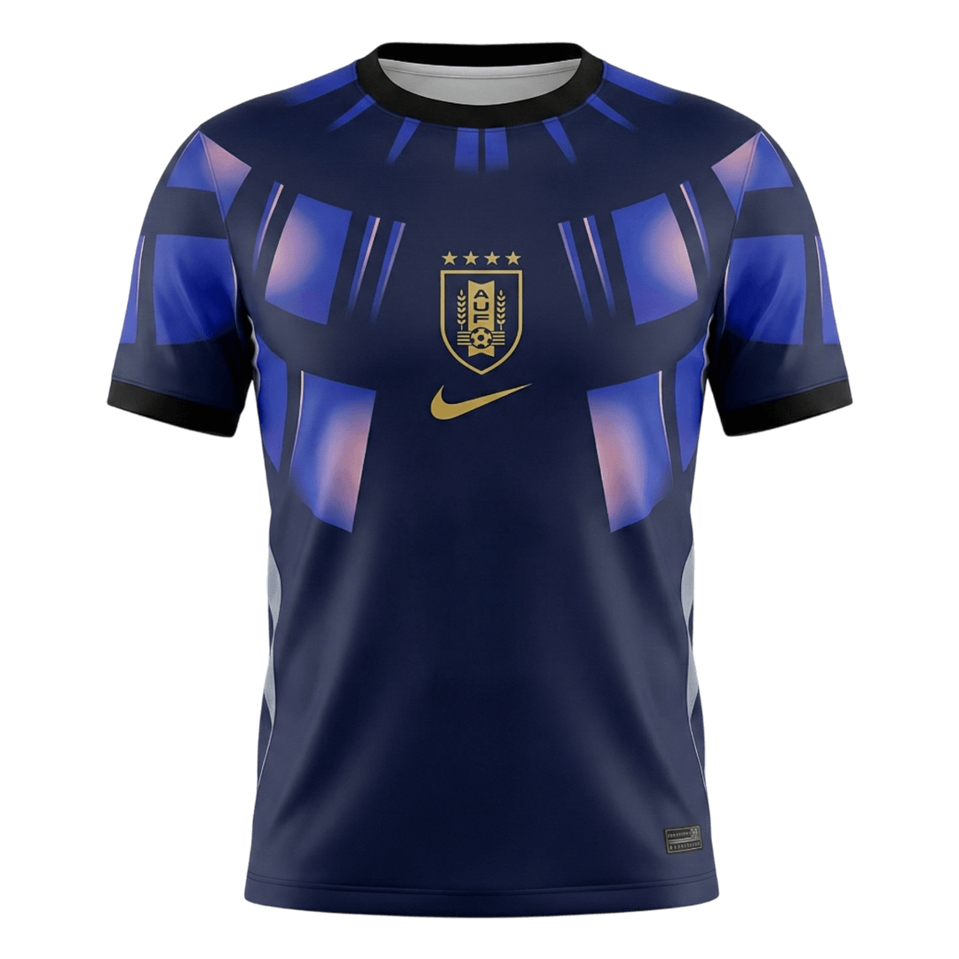 Uruguay Uitshirt - Wereldkampioenschap 2026 Marineblauw