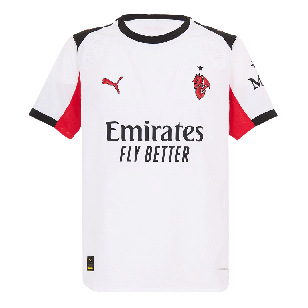 FOFANA #19 AC Milan Uitshirt 2025/26 Wit Authentiek