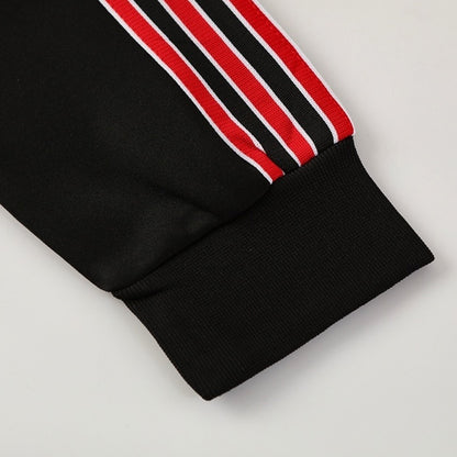 Manchester United voetbaljack tenue 2025/26 rood en zwart