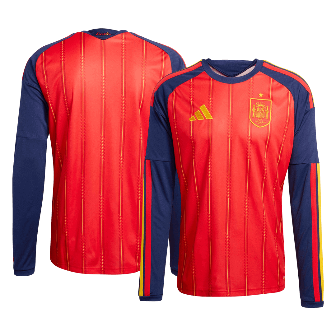 Spanje Thuistenue Lange Mouwen - WK 2026 Rood