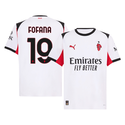 FOFANA #19 AC Milan Uit Thuisshirt 2025/26 Wit