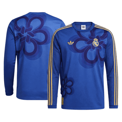 Real Madrid Thuisshirt Lange Mouwen 2025/26 Blauw