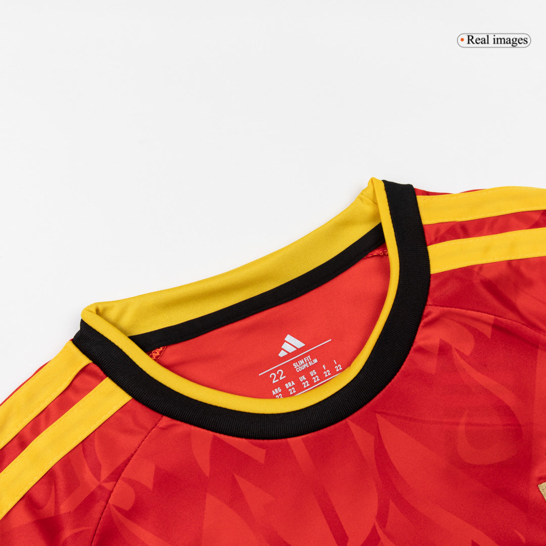 België Thuistenue Kit - Wereldkampioenschap 2026 Kinder Rood