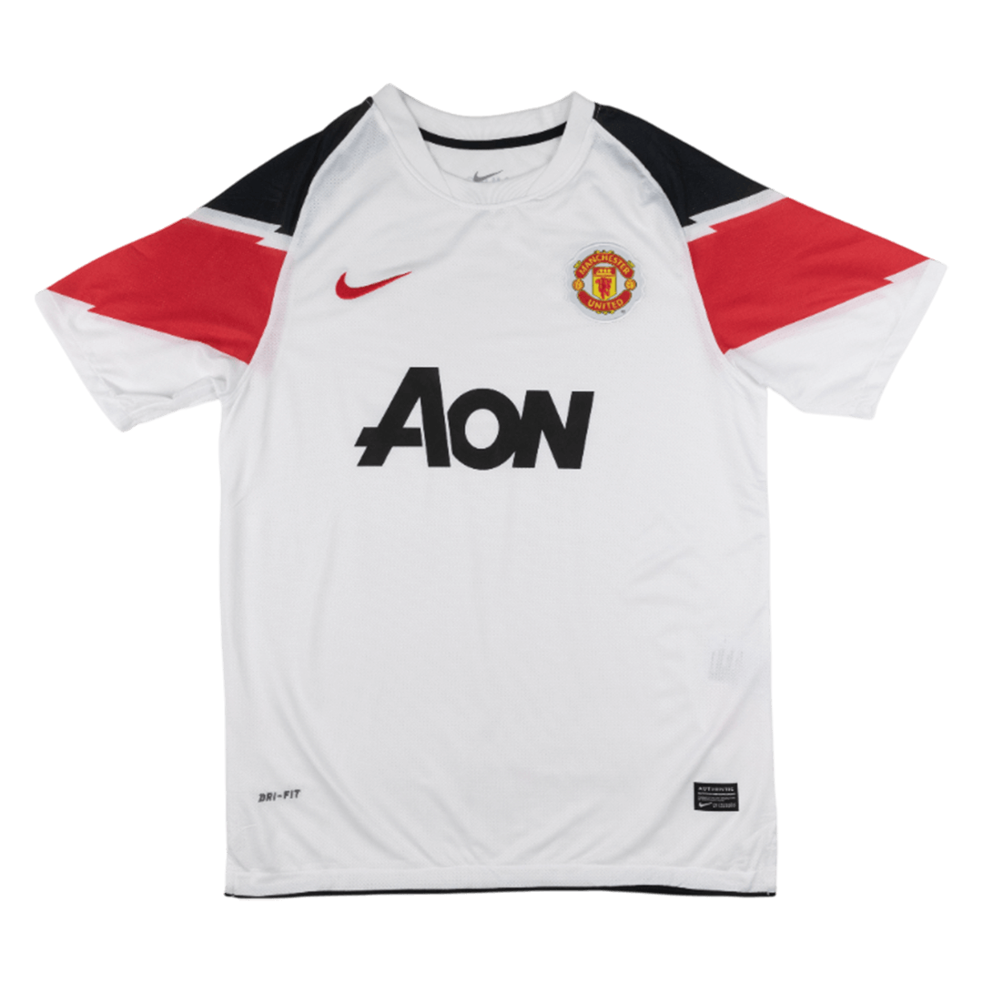 Retro Manchester United Uitshirt 2010/11 Wit