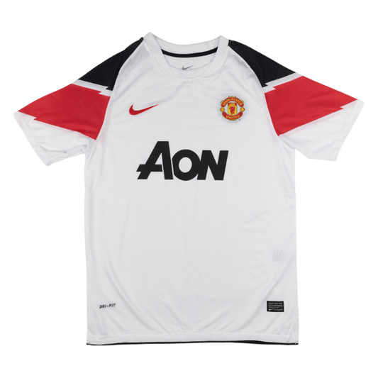Retro Manchester United Uitshirt 2010/11 Wit