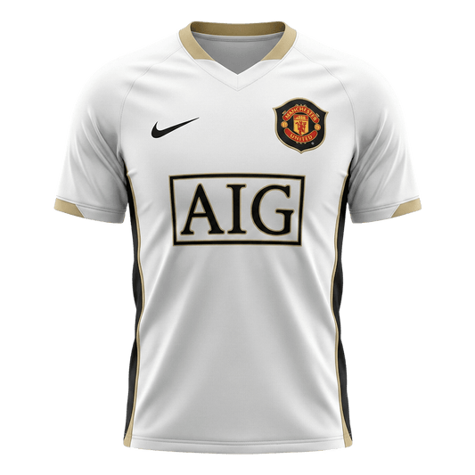 Retro Manchester United Uitshirt 2006/07 Wit