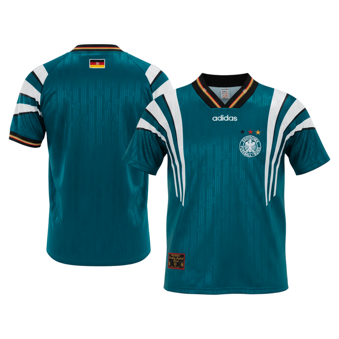 Retro Duitsland Uitshirt 1996/97 Groen