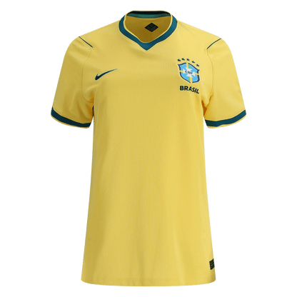 Vrouwen Brazilië Thuisshirt - Wereldkampioenschap 2026 Geel
