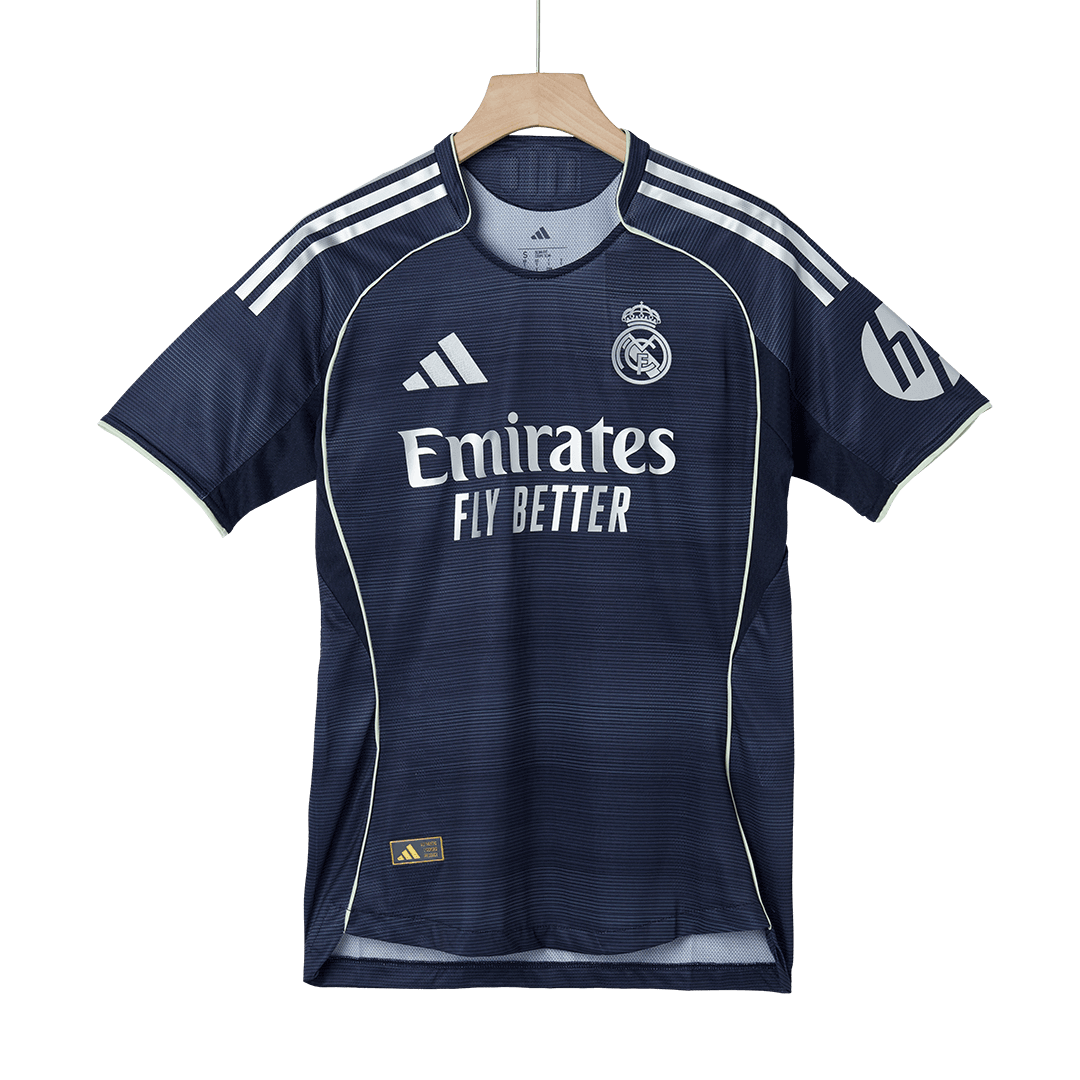 F.MENDY #23 Real Madrid Uitshirt 2025/26 Donkerblauw Authentiek