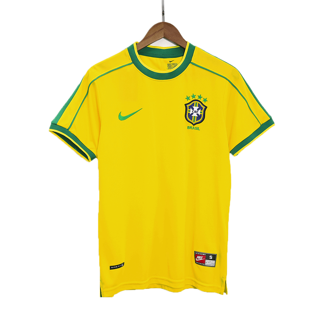 Retro Brazilië Thuis Shirt 1998