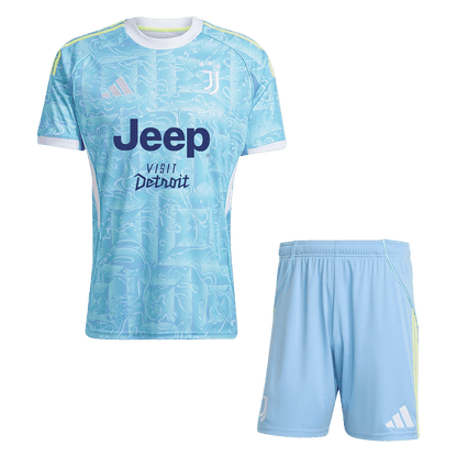 Juventus Uit Tenue Kit 2025/26 Blauw