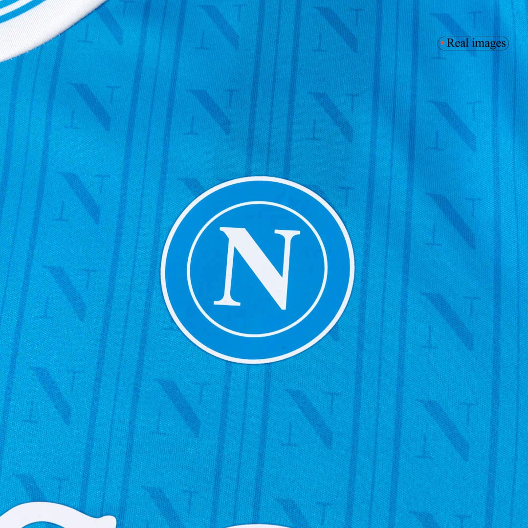 DE BRUYNE #11 Napoli Thuis Shirt 2025/26 Blauw