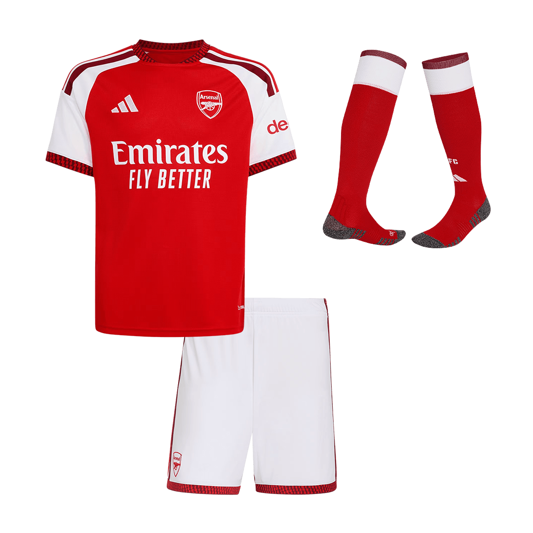 Arsenal Domicile Maillot Kit 2026/27 Enfant Rouge