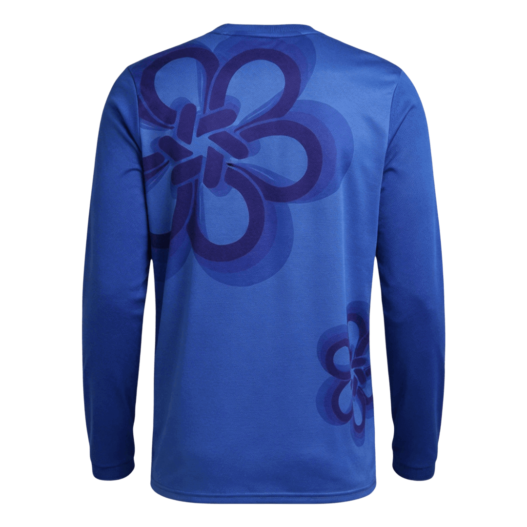 Real Madrid Thuisshirt Lange Mouwen 2025/26 Blauw