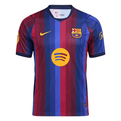 LAMINE YAMAL #10 Barcelone Domicile Maillot 2026/27 Blue&Garnet - UCL
