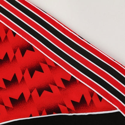 Manchester United voetbaljack tenue 2025/26 rood en zwart
