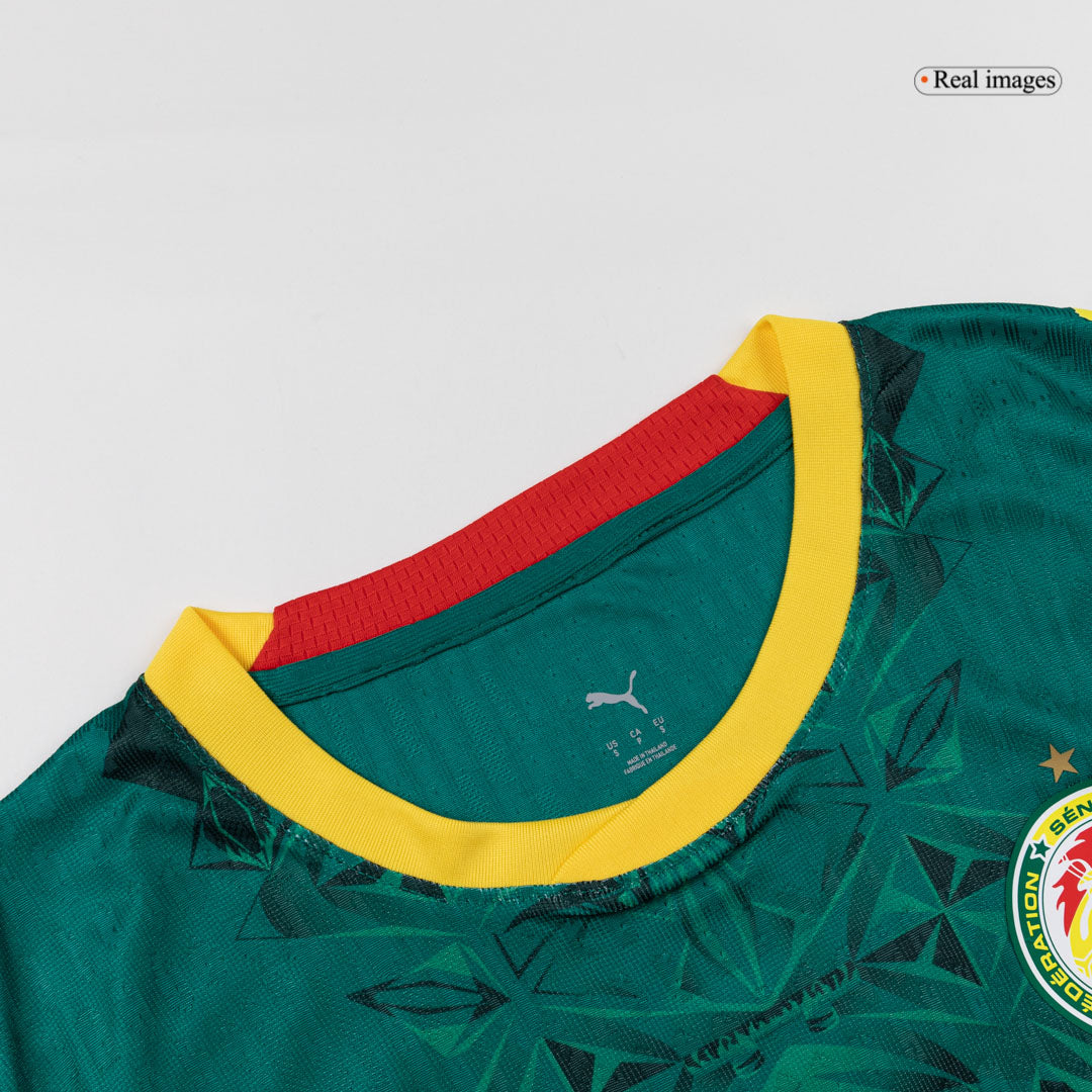 Senegal Uit Thuisshirt Wereldbeker 2026 Groen Speler
