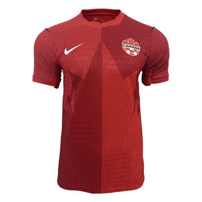 Canada Thuis Shirt Wereldbeker 2026 Rood Speler