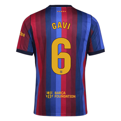 GAVI #6 Barcelone Domicile Maillot 2026/27 Blue&Garnet