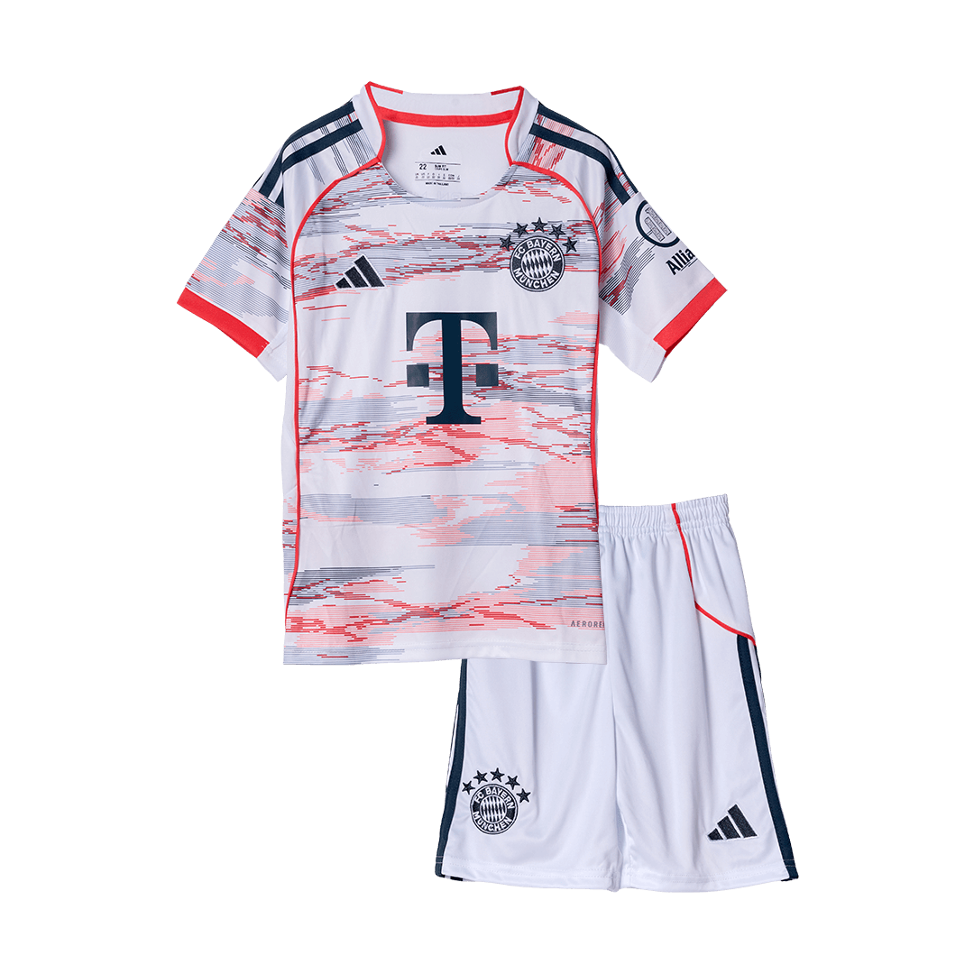 München Uit Tenue 2025/26 Kinderen Wit