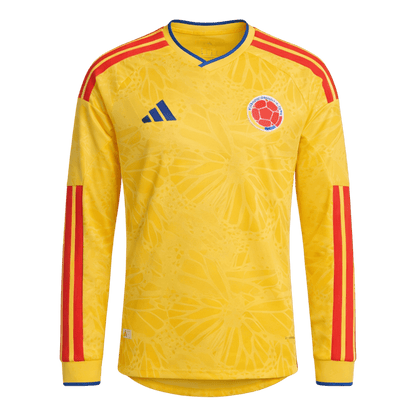 Colombia Thuisshirt Lange Mouwen - WK 2026 Geel Grote Maat