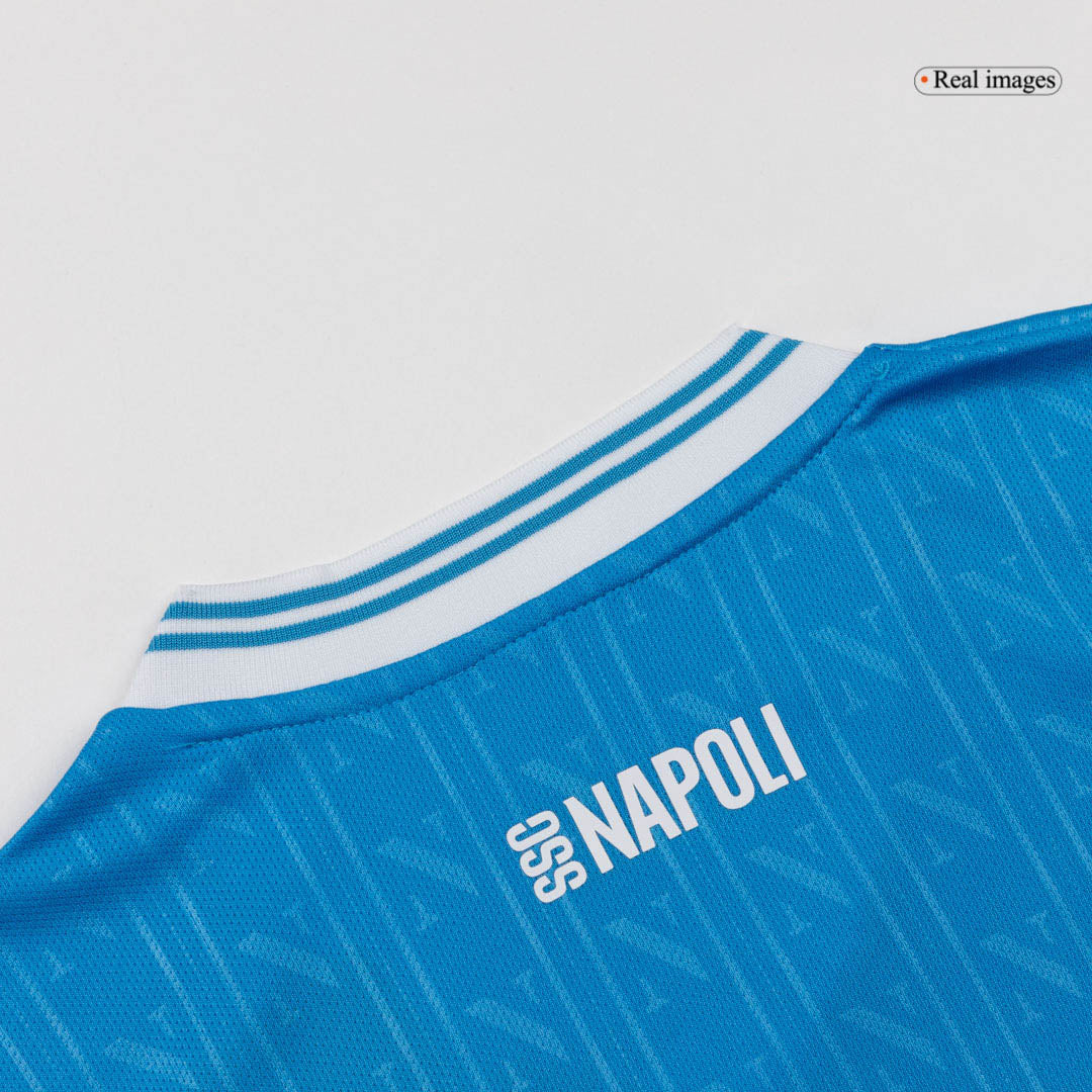 Napels Thuistenue 2025/26 Kinderen Blauw