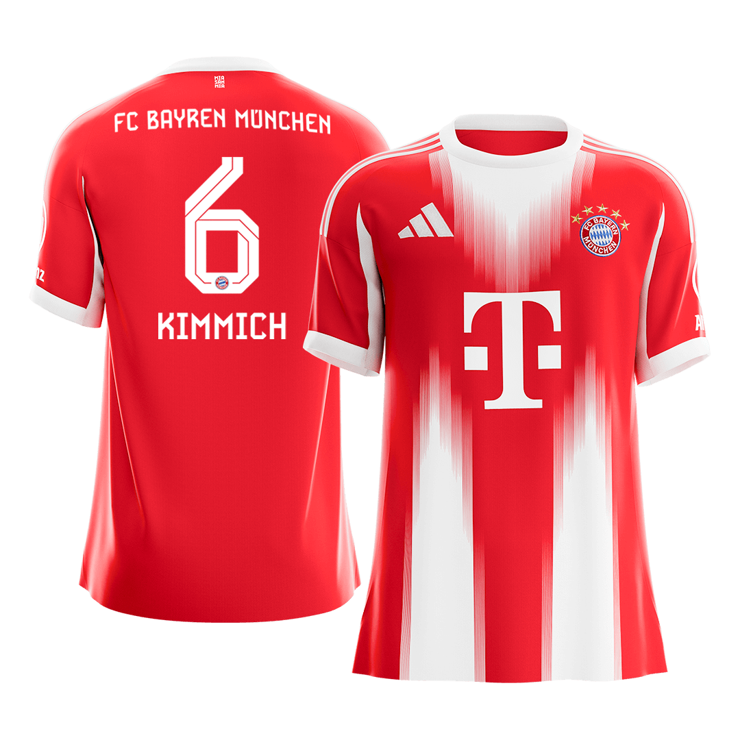 KIMMICH #6 München Thuisshirt 2025/26 Rood - Super
