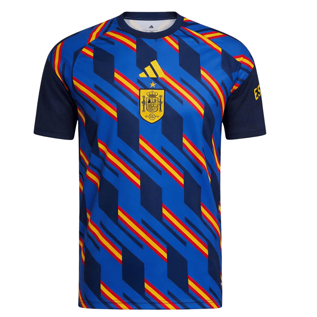 Spanje Pre-Match Shirt - WK 2026 Marineblauw