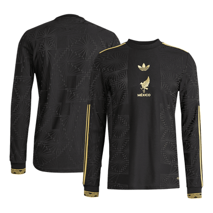 Voetbalshirt Mexico Derde Tenue Lange Mouwen 2025 Authentiek - Gold Cup